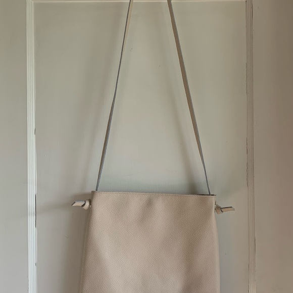 M.I.L.A “Jackie” crossbody leather handbag - color Nude - like new condition - Picture 2 of 16